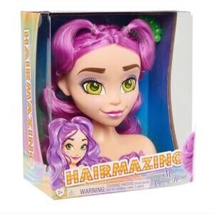 Hairmazing Mini Styling Head Creative Toy Little Girl Ages 3+ Pink Long Hair NIB